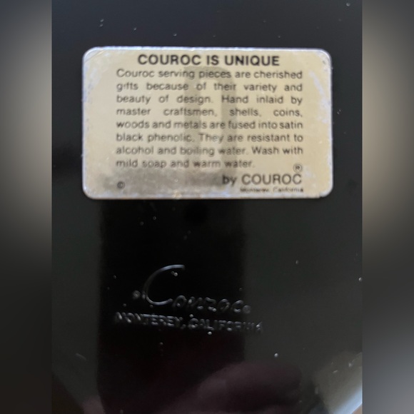 COUROC CATS 🐈🐈 Vintage Handcrafted 1960’s Serving Tray - Picture 12 of 16